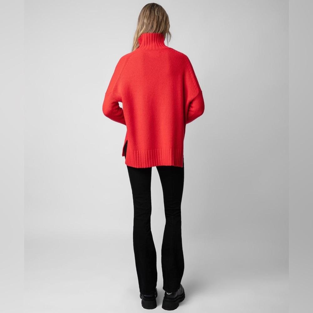 NWT ZADIG AND VOLTAIRE Alma Rock N Roll Merino Wool Jumper - Picture 2 of 12